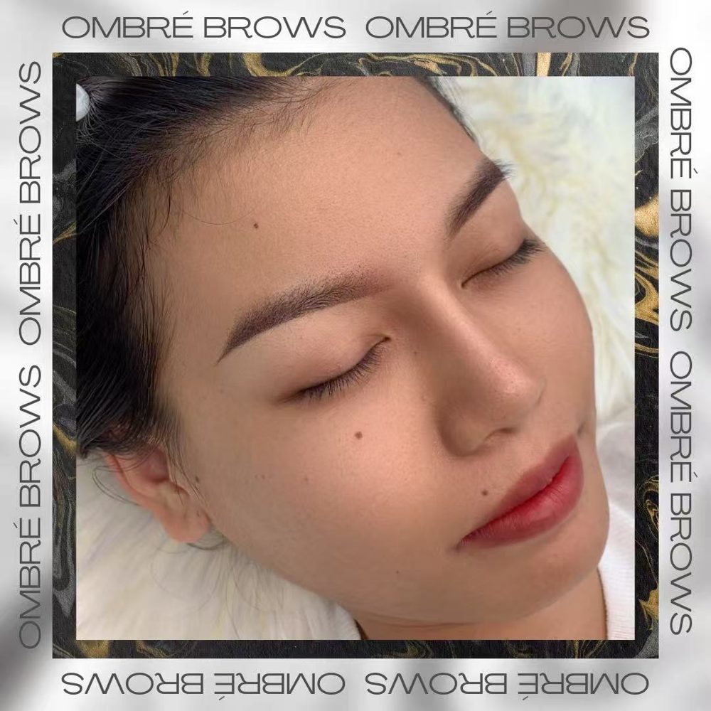 Ombré shade powder brows · Cencute Studio, Nonthaburi