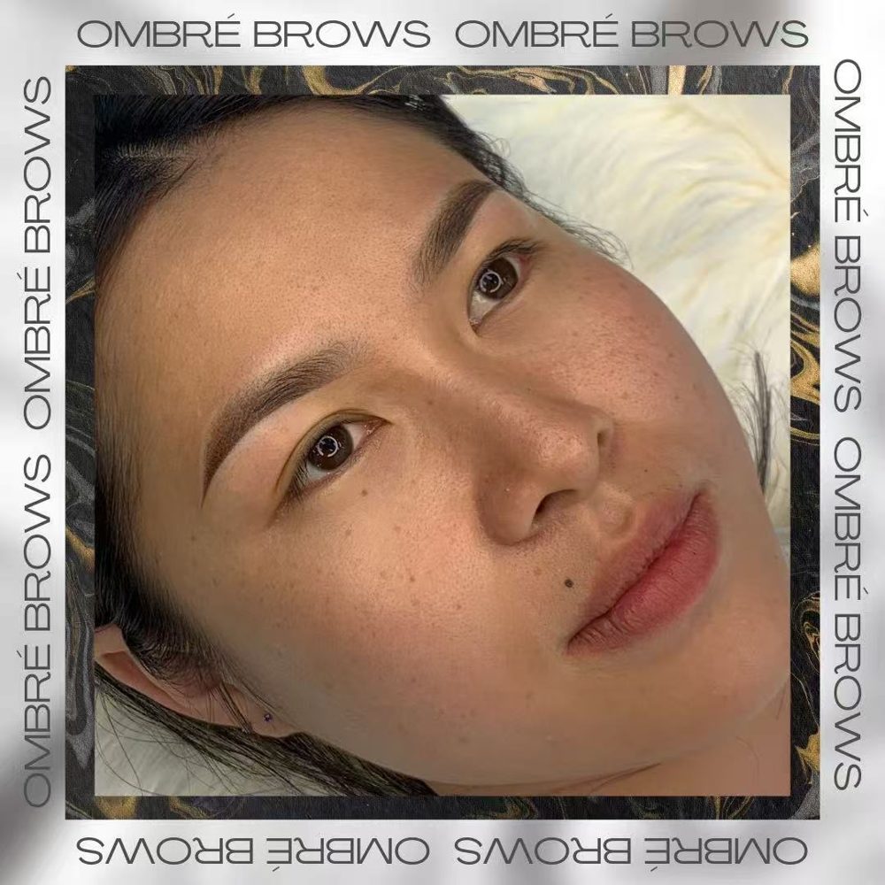 Ombré shade powder brows · Cencute Studio, Nonthaburi